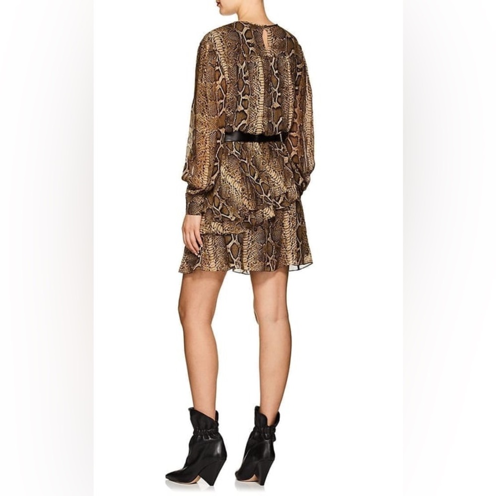 Isabel Marant Etoile Ruffle Python Dress - image 3